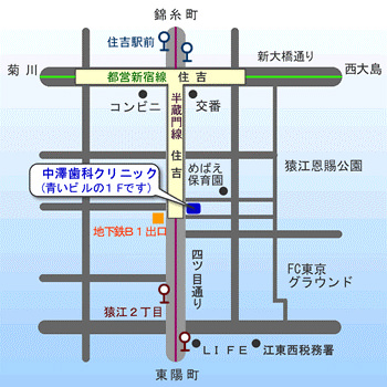 当クリニックへのアクセスは、電車・バス・車がご利用いただけます。
